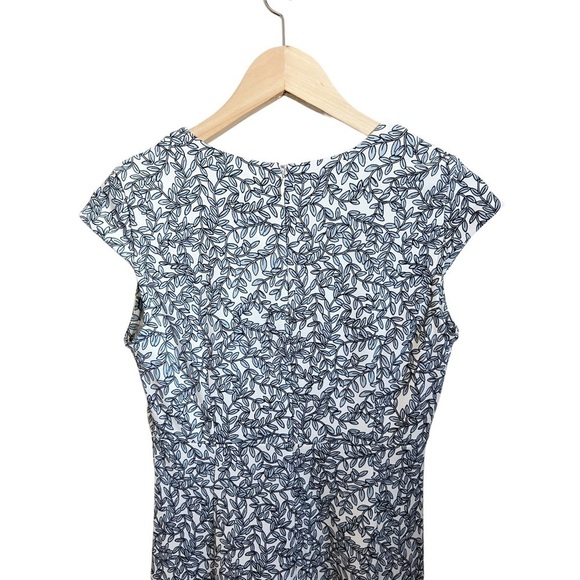 Ann Taylor Petite Floral V Neck Sheath Coastal Dress 0P - Picture 5 of 5